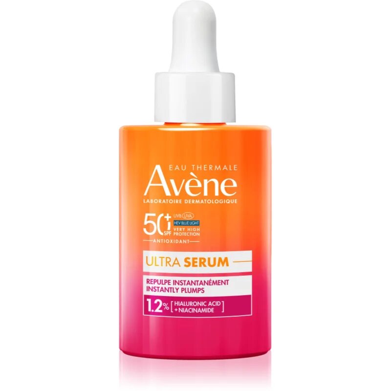 Avene Sun Ultra Serum Instantly Plumps серум за лице с лифтинг и стягащ ефект SPF 50+ 30 мл.
