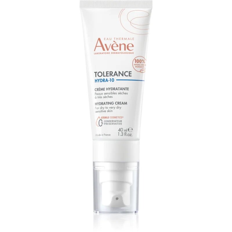 Avene Tolérance Hydra-10 хидратиращ крем за чувствителна много суха кожа 40 мл.