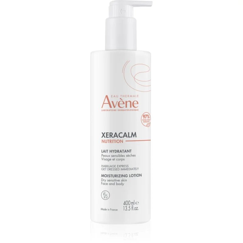 Avene XeraCalm Nutrition хидратиращо мляко за тяло и лице за много суха кожа 400 мл.