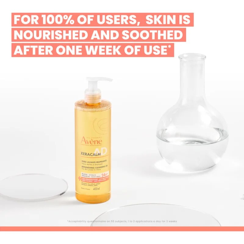 Avene XeraCalm почистващо олио за суха кожа 1000 мл.
