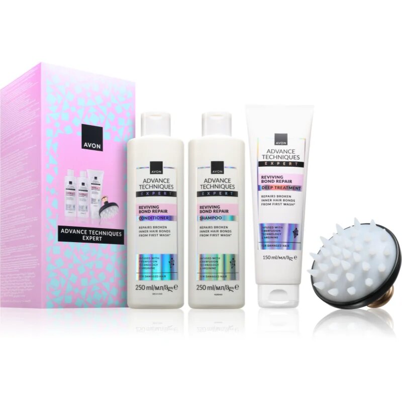 Avon Advance Techniques Expert Hair Care Giftset подаръчен комплект За коса за жени 4 бр.