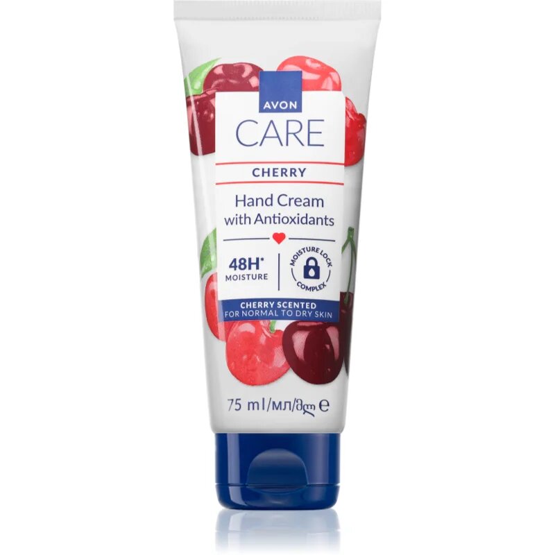 Avon Care Cherry хидратиращ крем за ръце за нормална и суха кожа 75 мл.