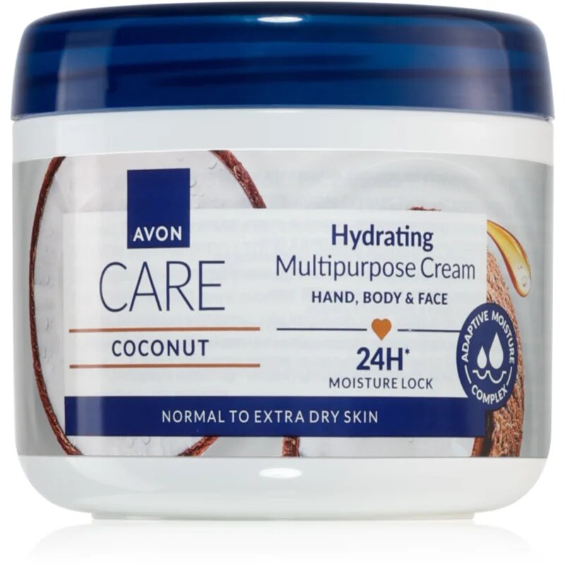 Avon Care Coconut мултифункционален крем за лице ръце и тяло 400 мл.