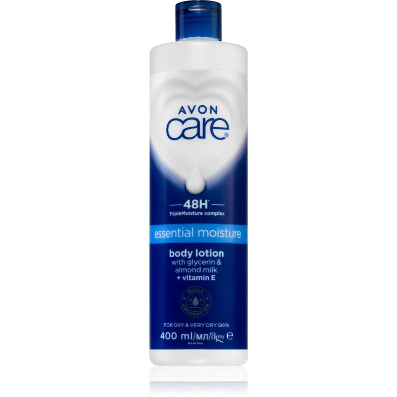 Avon Care Essential Moisture хидратиращо мляко за тяло за суха или много суха кожа 400 мл.