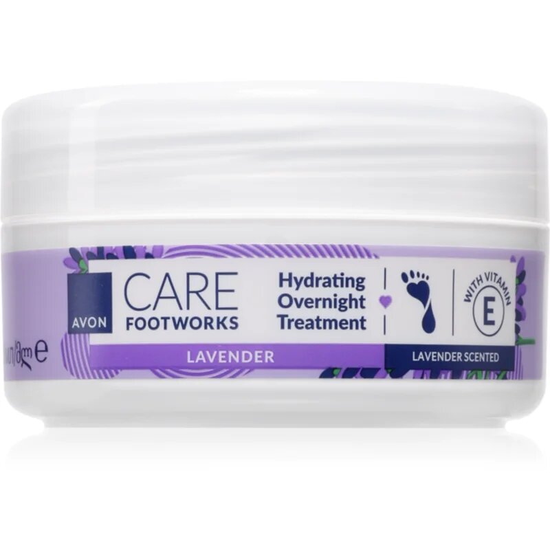Avon Care Footworks нощна хидратираща грижа за ходила 150 мл.