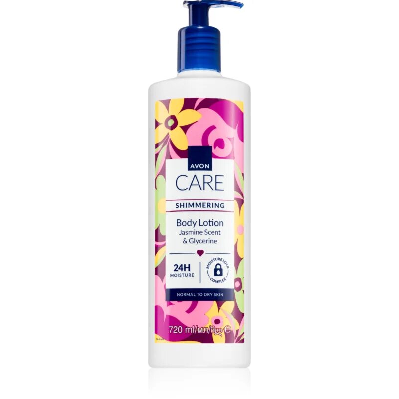 Avon Care Jasmine Scent & Glycerine блестящо мляко за нормална и суха кожа 720 мл.