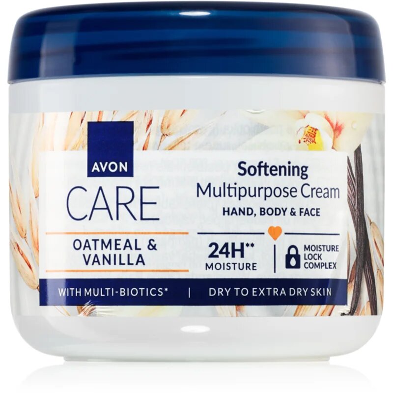 Avon Care Oatmeal & Vanilla мултифункционален крем за лице ръце и тяло 400 мл.