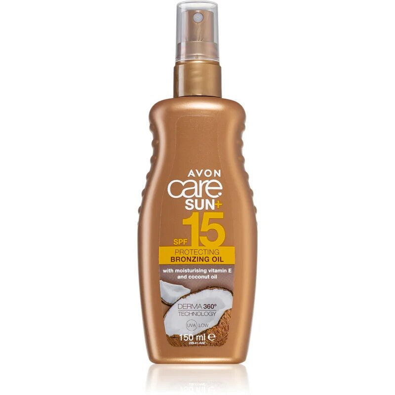 Avon Care Sun + Bronzing олио спрей за тяло за подчертаване на тена 150 мл.