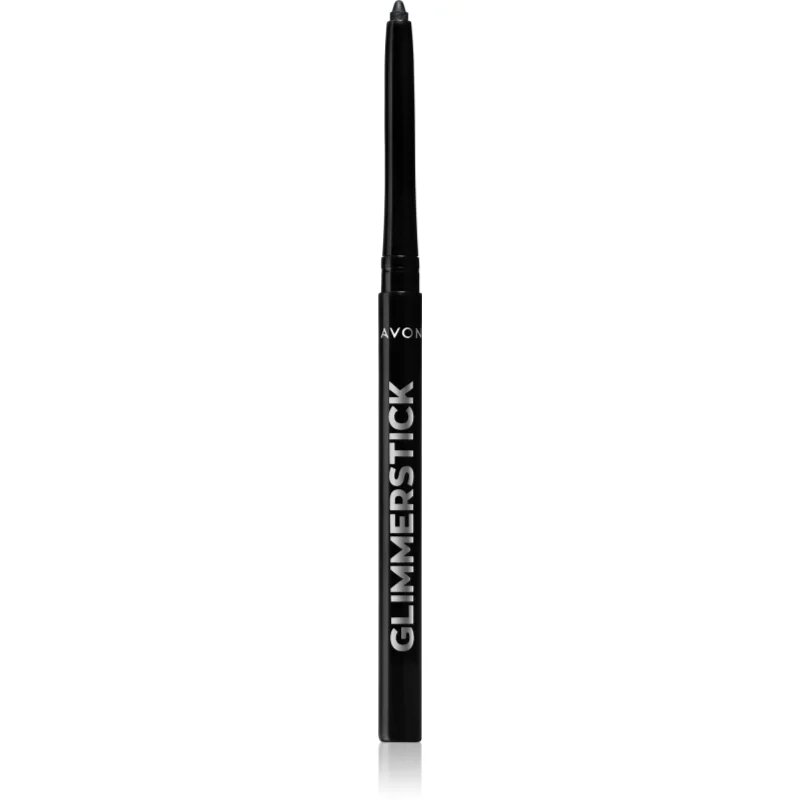 Avon Glimmerstick Diamond прецизен молив за очи с витамин Е цвят Black Ice 0.35 гр.