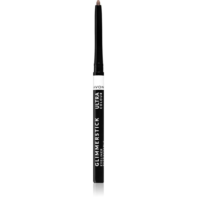 Avon Glimmerstick молив за очи с интензивен цвят цвят Cosmic Brown 0.28 гр.