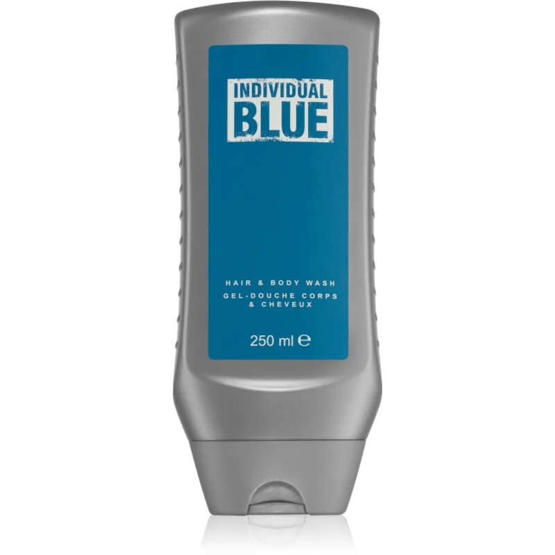 Avon Individual Blue парфюмиран душ гел 2 в 1 за мъже 250 мл.