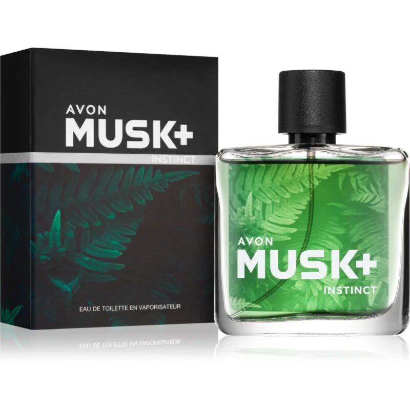 Avon Musk+ Instinct тоалетна вода за мъже 75 мл.