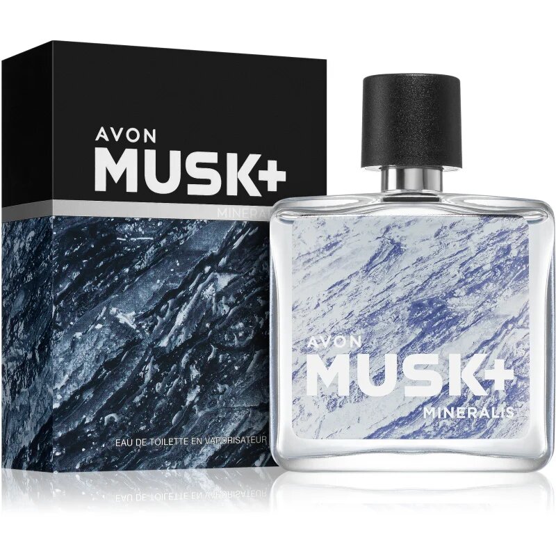 Avon Musk+ Mineralis тоалетна вода за мъже 75 мл.