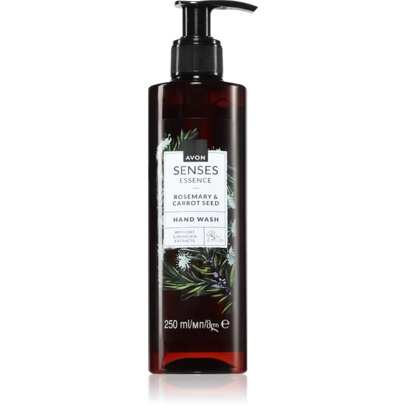 Avon Senses Essence Rosemary & Carrot Seed нежен течен сапун за ръце 250 мл.