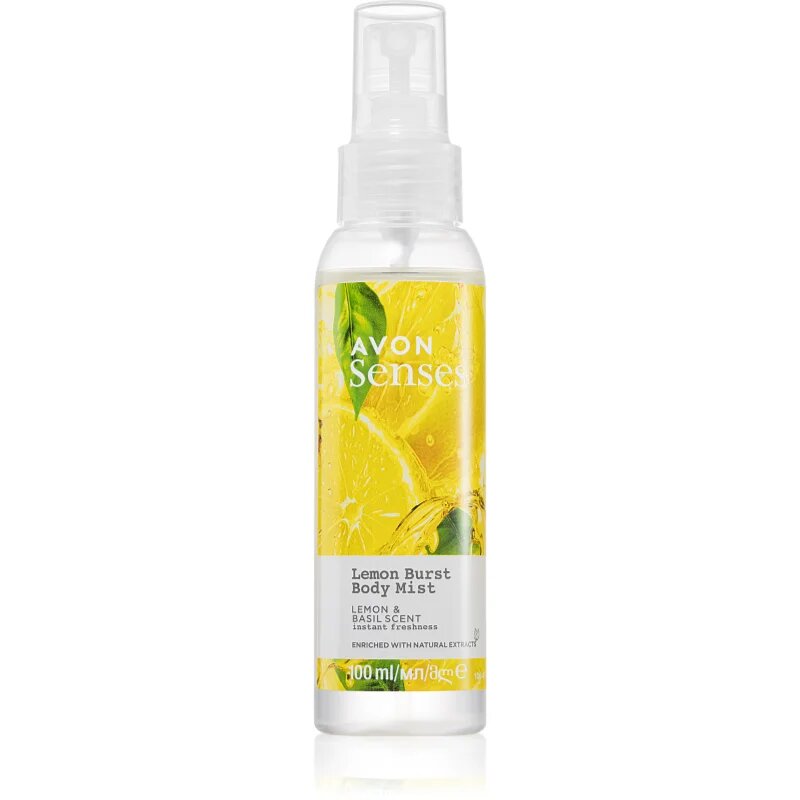 Avon Senses Lemon Burst освежаващ спрей за тяло 100 мл.