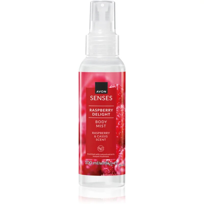 Avon Senses Raspberry Delight освежаващ спрей за тяло 100 мл.
