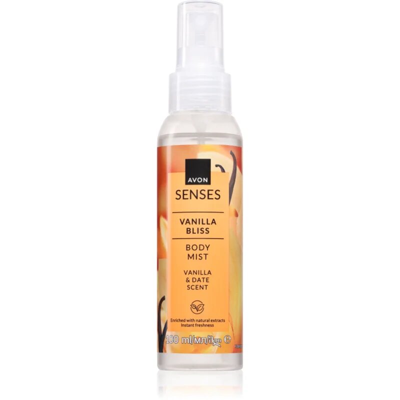 Avon Senses Vanilla Bliss спрей за тяло за жени 100 мл.