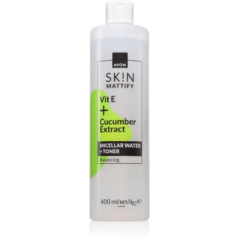 Avon Sk!n Mattify мицеларна вода 2 в 1 400 мл.
