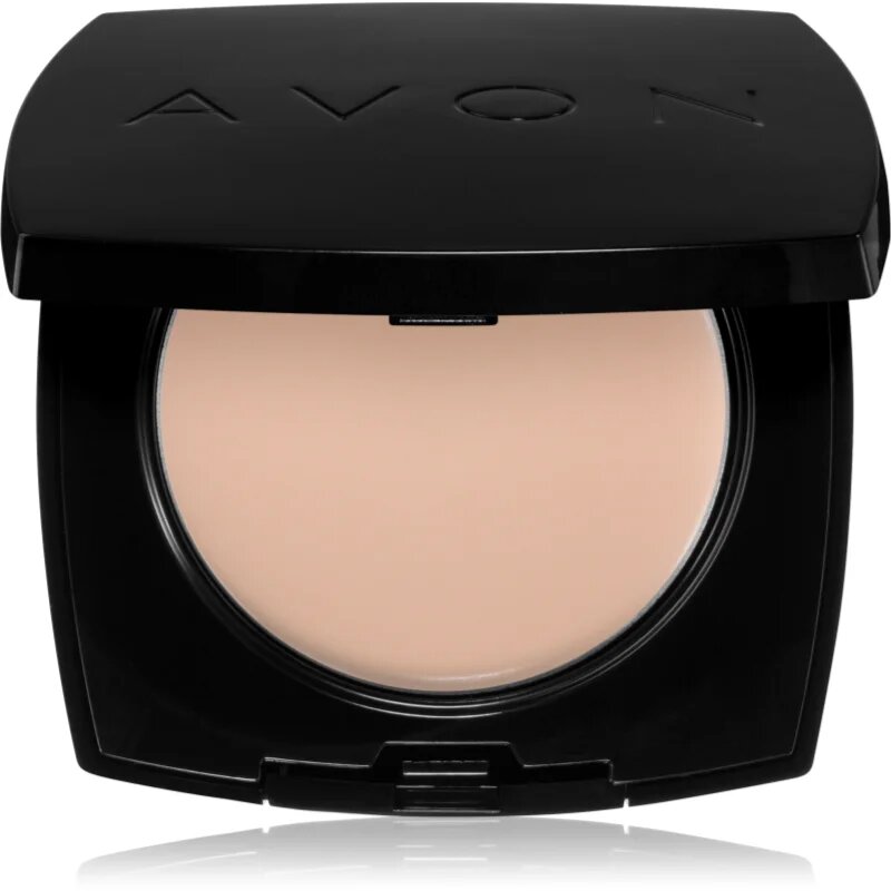 Avon True Colour крем фон дьо тен с пудра ефект цвят 125G Warm Ivory 9 гр.