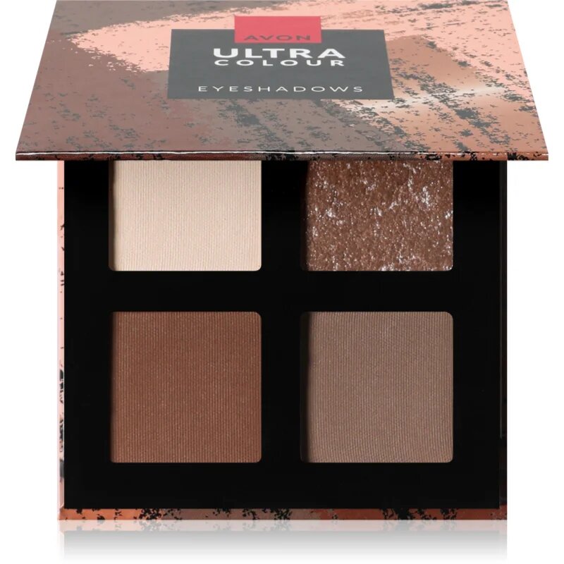 Avon Ultra Quatro палитра сенки за очи цвят Natural 2.8 гр.
