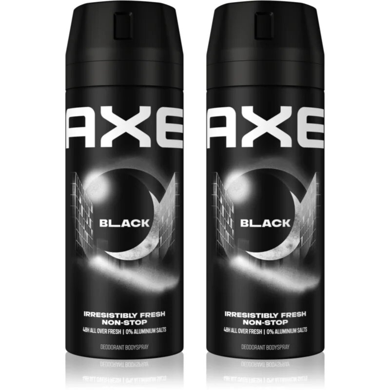 Axe Black Frozen Pear & Cedarwood дезодорант и спрей за тяло изгодна опаковка 2 x 150 ml