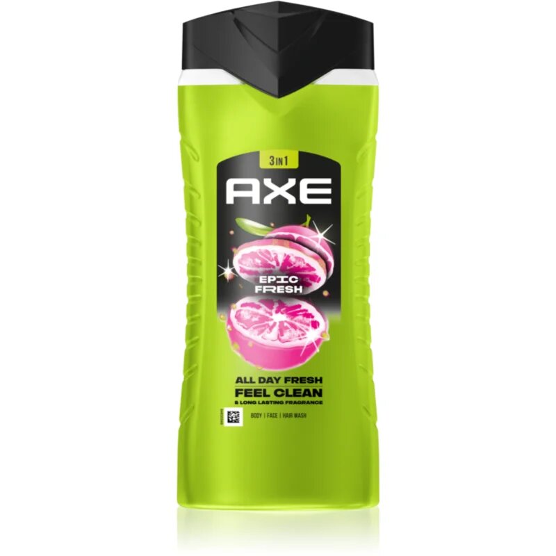 Axe Epic Fresh душ-гел за лице тяло и коса 400 мл.