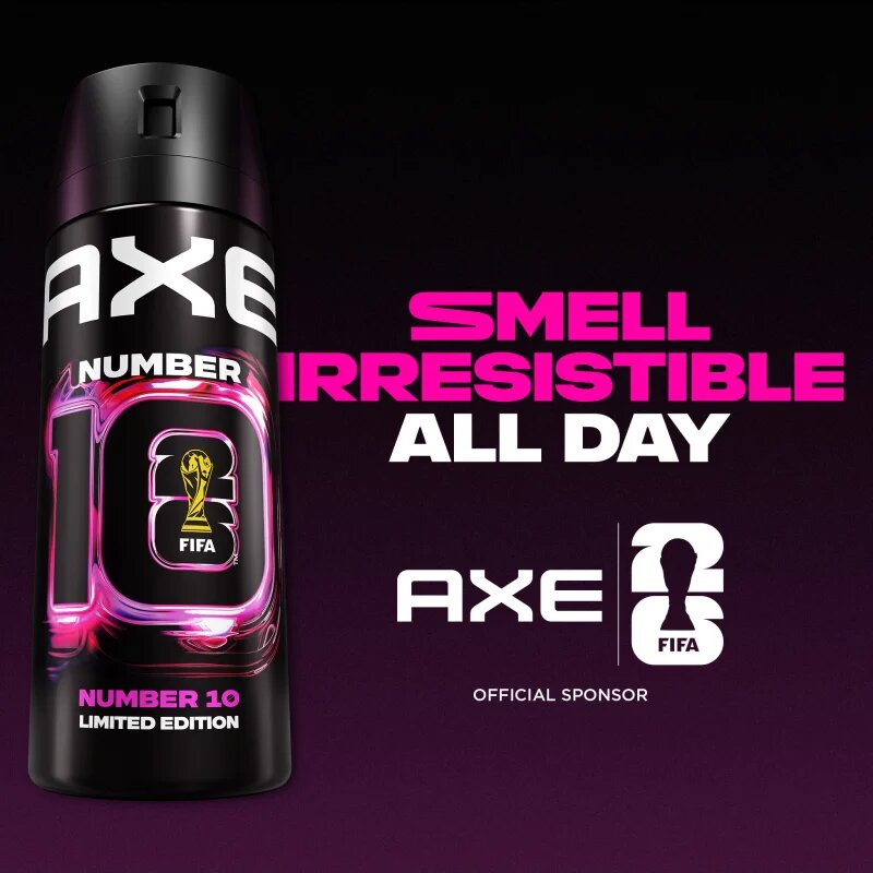 Axe FIFA Number 10 дезодорант спрей за мъже 150 мл.