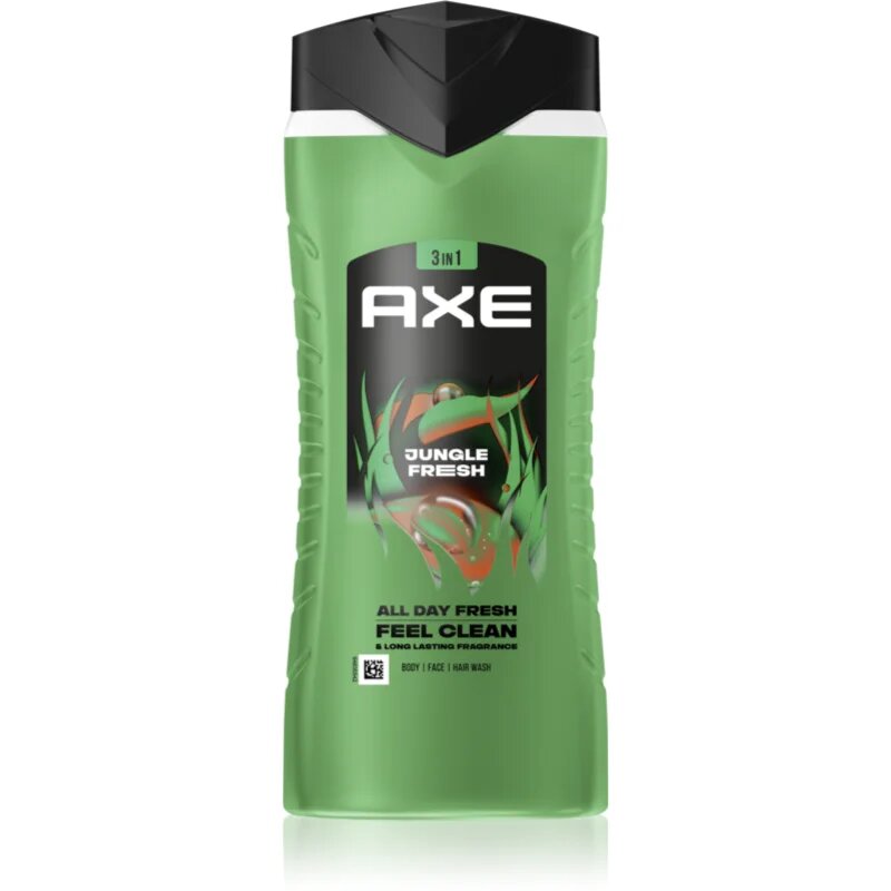 Axe Jungle Fresh душ-гел за лице тяло и коса 400 мл.