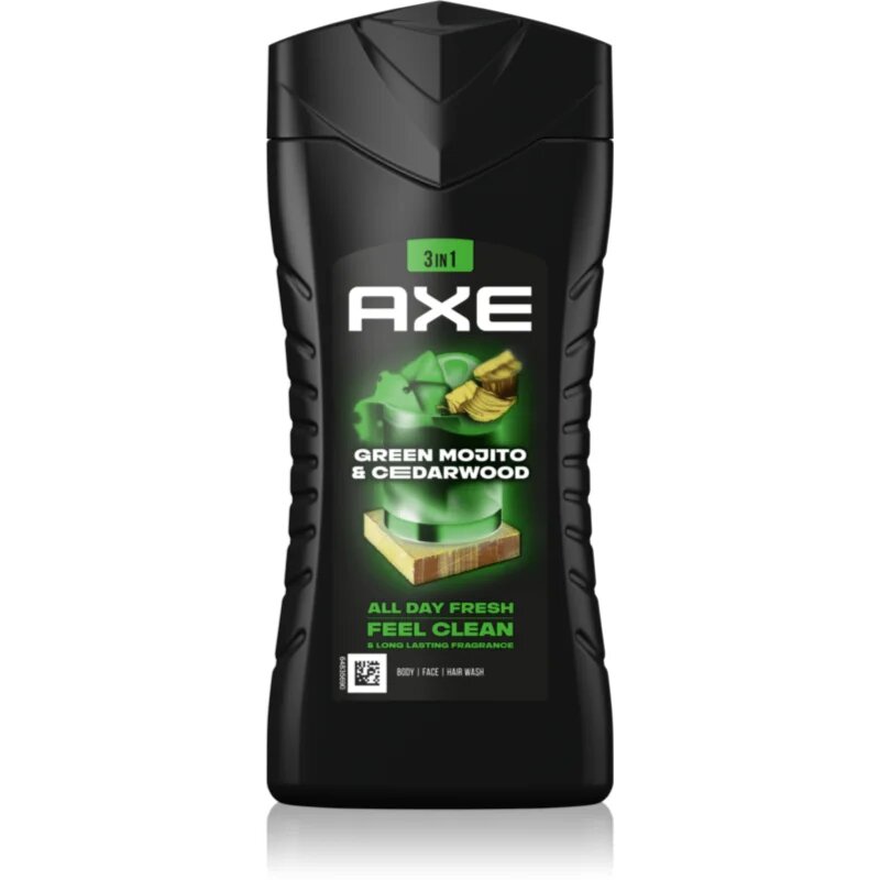 Axe Mojito & Cedarwood душ-гел за лице тяло и коса 250 мл.