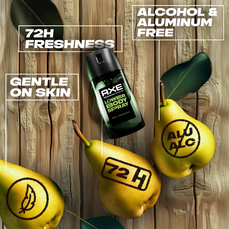 Axe Pear & Cedarwood спрей за тяло за интимните части 100 мл.
