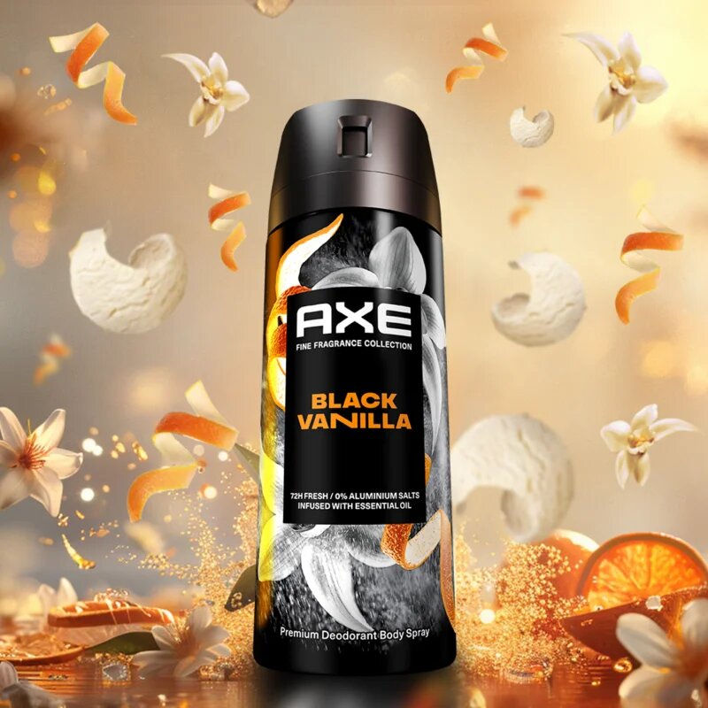 Axe Premium Black Vanilla дезодорант спрей за мъже 150 мл.