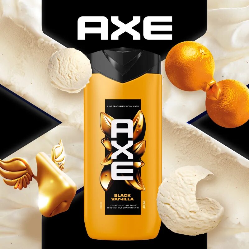 Axe Premium Black Vanilla душ-гел за мъже 400 мл.