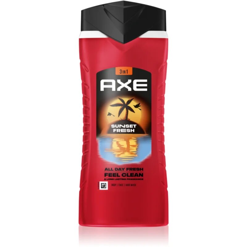 Axe Sunset Fresh душ-гел за лице тяло и коса 400 мл.