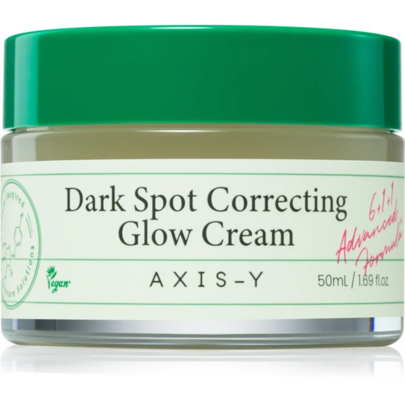AXIS-Y 6+1+1 Advanced Formula Dark Spot Correcting Glow Cream хидратиращ гел-крем за кожа с хиперпигментация 50 мл.