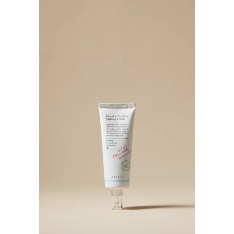 AXIS-Y 6+1+1 Advanced Formula Heartleaf My Type Calming Cream лек гел-крем за успокояване и подсилване на чувствителната кожа 60 мл.