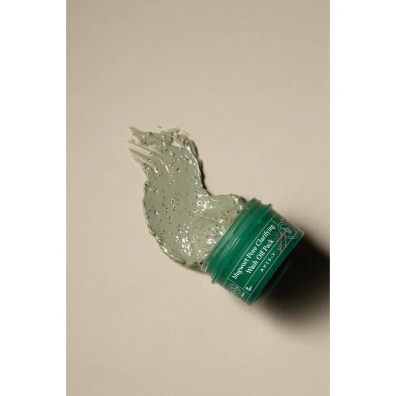 AXIS-Y 6+1+1 Advanced Formula Mugwort Pore Clarifying Wash Off Pack дълбоко почистваща маска с успокояващ ефект 100 мл.