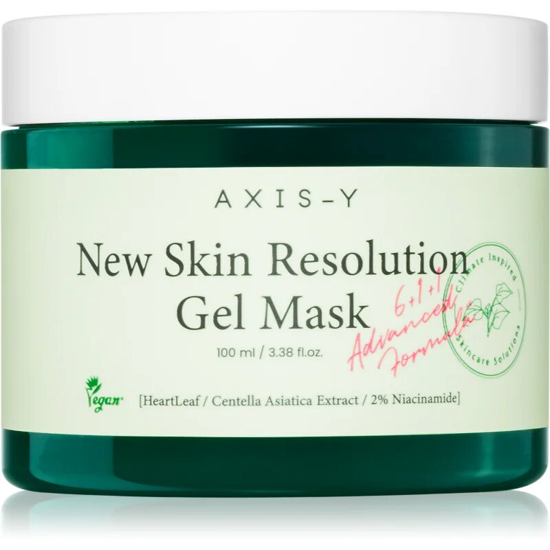 AXIS-Y 6+1+1 Advanced Formula New Skin Resolution Gel Mask успокояваща гел-маска с охлаждащ ефект 100 мл.