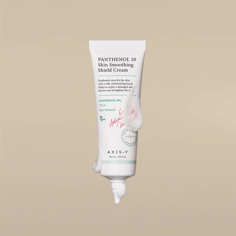 AXIS-Y 6+1+1 Advanced Formula Panthenol 10 Skin Smoothing Shield Cream лек хидратиращ крем възстановяващ кожната бариера 50 мл.