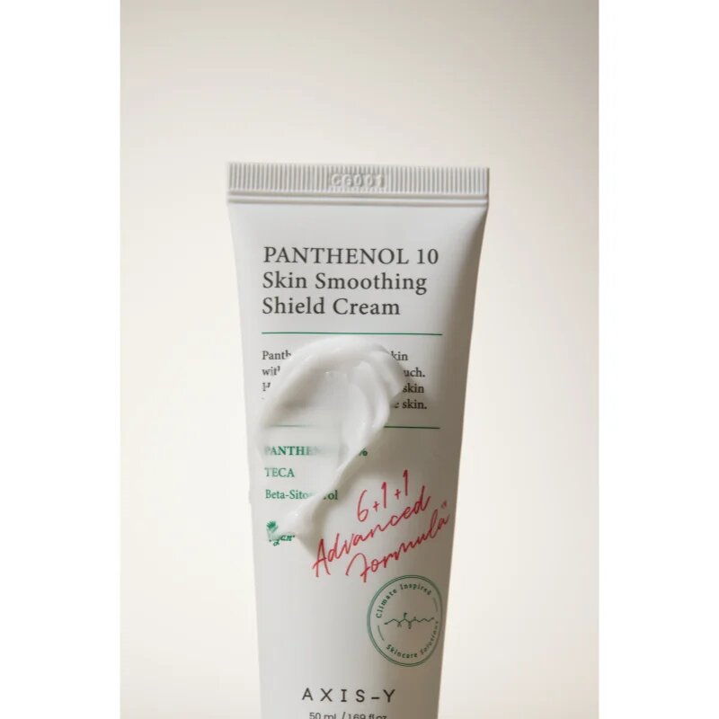 AXIS-Y 6+1+1 Advanced Formula Panthenol 10 Skin Smoothing Shield Cream лек хидратиращ крем възстановяващ кожната бариера 50 мл.