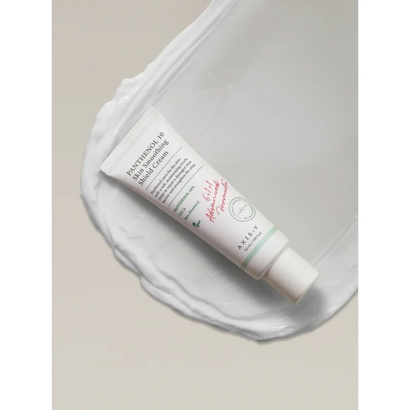 AXIS-Y 6+1+1 Advanced Formula Panthenol 10 Skin Smoothing Shield Cream лек хидратиращ крем възстановяващ кожната бариера 50 мл.
