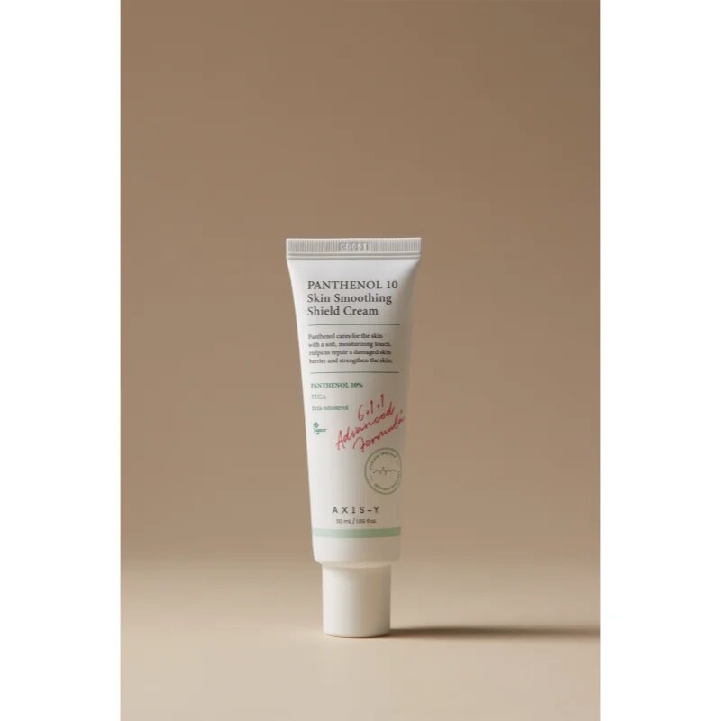 AXIS-Y 6+1+1 Advanced Formula Panthenol 10 Skin Smoothing Shield Cream лек хидратиращ крем възстановяващ кожната бариера 50 мл.