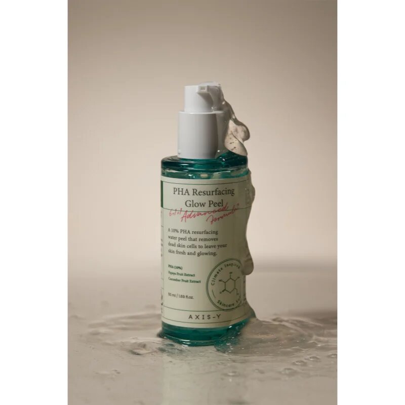 AXIS-Y 6+1+1 Advanced Formula PHA Resurfacing Glow Peel почистващ пилинг за лице за озаряване на лицето 50 мл.