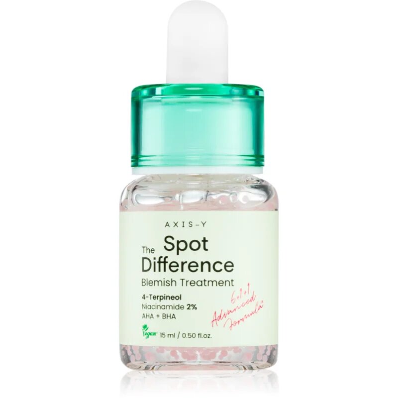 AXIS-Y 6+1+1 Advanced Formula Spot The Difference Blemish Treatment локална грижа против акне за чувствителна кожа на лицето 15 мл.