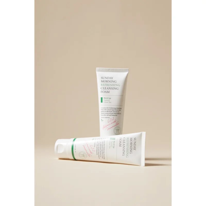 AXIS-Y 6+1+1 Advanced Formula Sunday Morning Refreshing Cleansing Foam дълбоко почистваща пяна-крем за чувствителна кожа на лицето 120 мл.