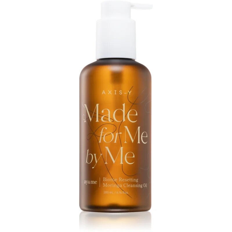 AXIS-Y ay&me Biome Resetting Moringa Cleansing Oil дълбоко почистващо олио за озаряване на лицето 200 мл.