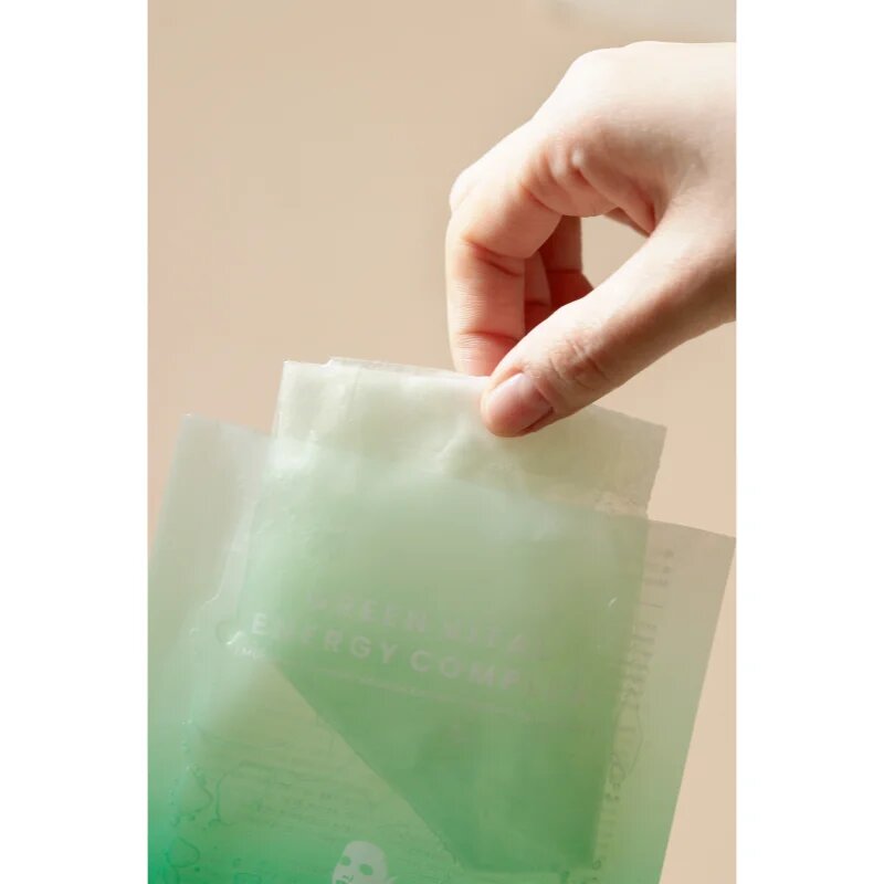 AXIS-Y Mugwort Green Vital Energy Complex Sheet Mask платнена маска за лице с хидратиращ и успокояващ ефект 27 мл.