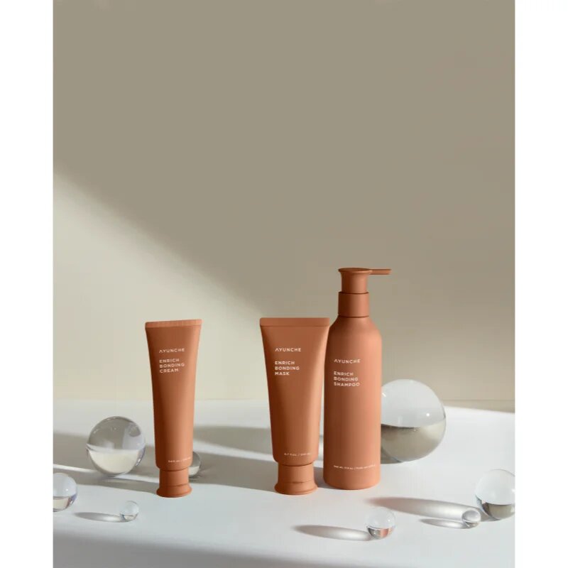 AYUNCHE Enrich Bonding Shampoo интензивен регенериращ шампоан за увредена коса 350 гр.