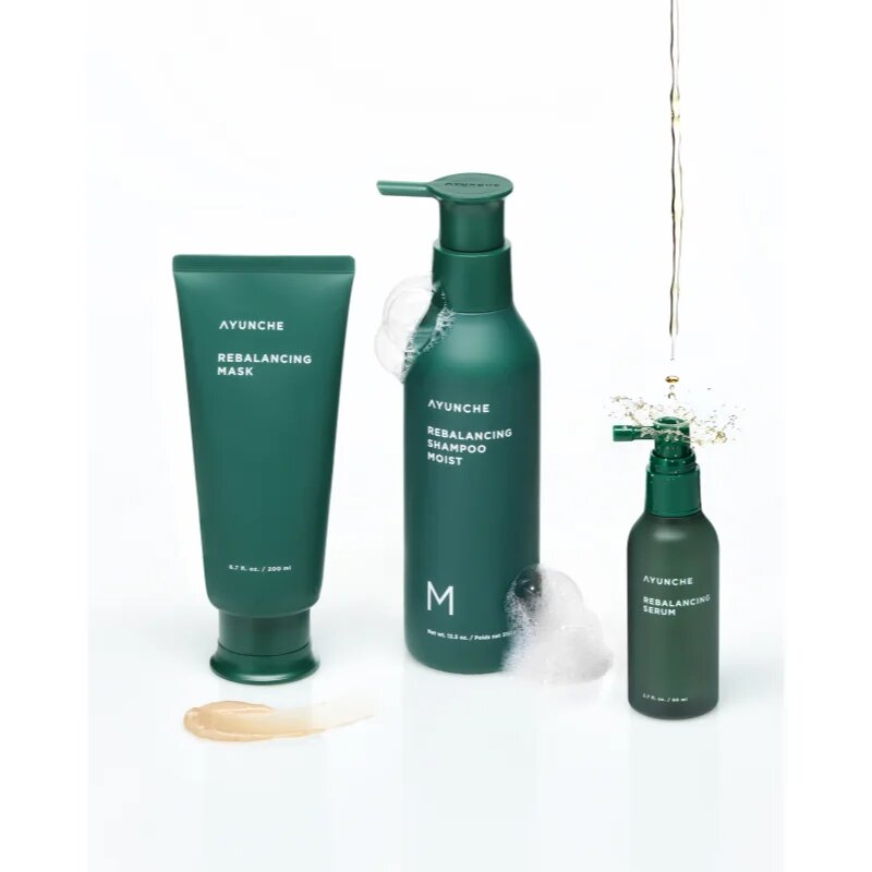 AYUNCHE Rebalancing Serum укрепващ серум за тънка коса със склонност към косопад 80 мл.