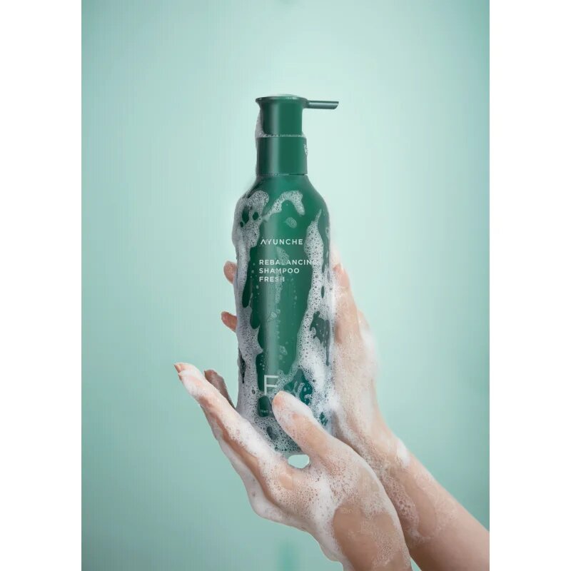 AYUNCHE Rebalancing Shampoo Fresh шампоан против оредяване на косата и косопад с освежаващ ефект 350 гр.