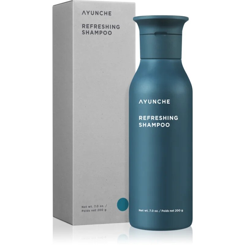 AYUNCHE Refreshing Shampoo освежаващ шампоан за мазна коса и мазен скалп 200 гр.